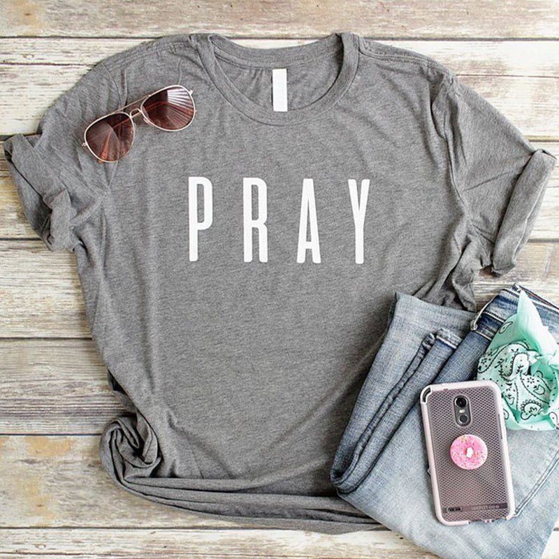 Pray Christian T Shirt-Sevenedge Perfect Gifts