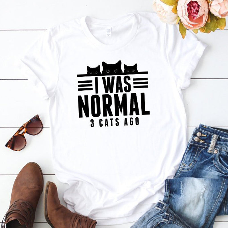 I Was Mormal 3 Cats Ago Tshirt-Sevenedge Perfect Gifts