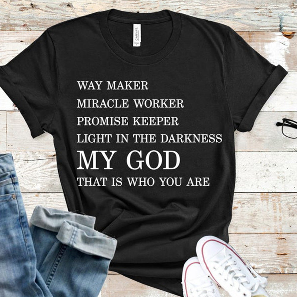 MY GOD Cotton Tshirt-Sevenedge Perfect Gifts