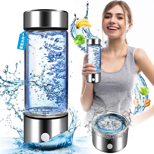 Hydrogen-rich water cup with hydrogen-oxygen separation SPE, PEM hydrogen water cup.-Sevenedge Perfect Gifts