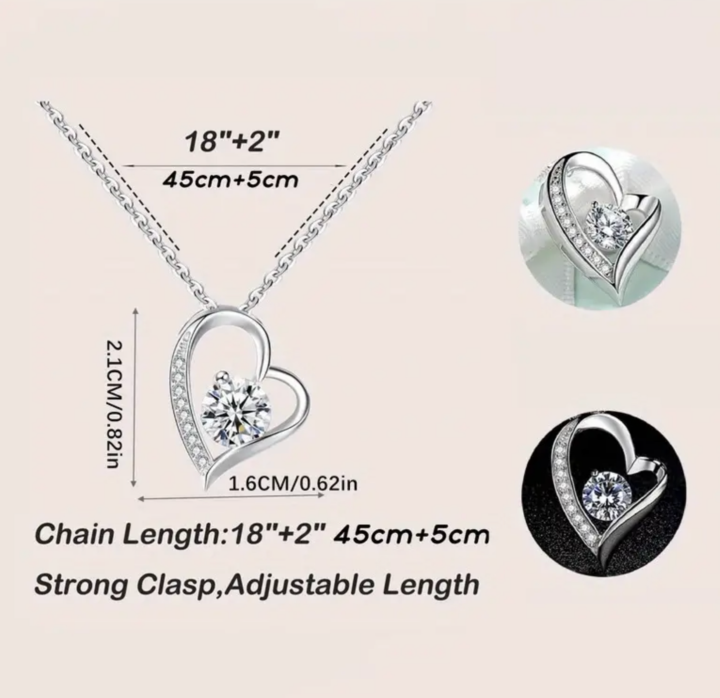 To My Girlfriend | If I Could Give You One Thing In Life Forever Love Necklace-Sevenedge Perfect Gifts
