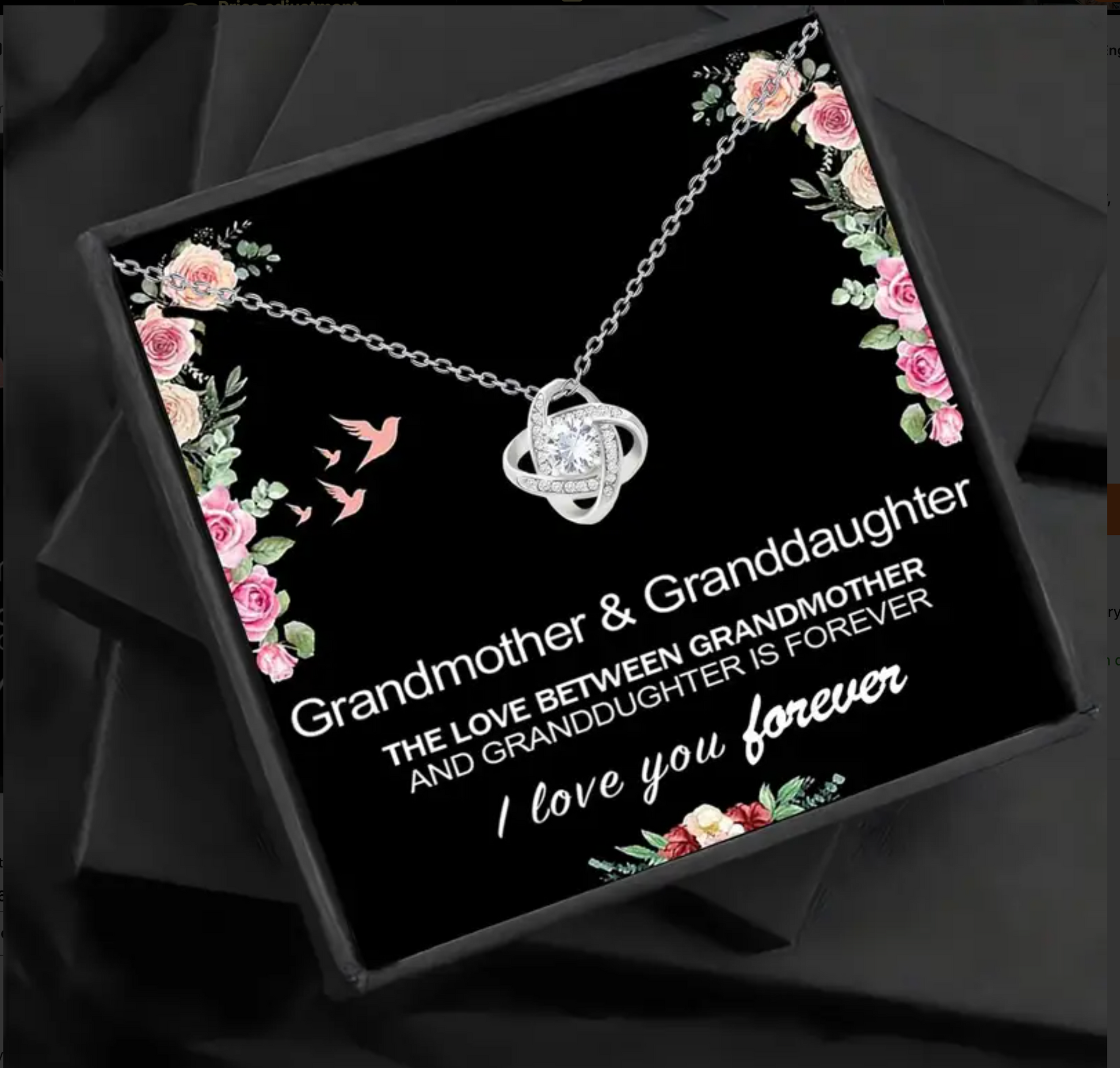 Grandmother & Granddaughter | Loveknot Necklace-Sevenedge Perfect Gifts