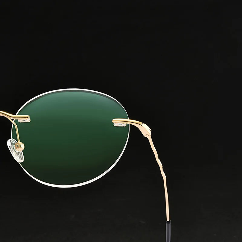 Titanium Alloy Rimless Glasses-Sevenedge Perfect Gifts