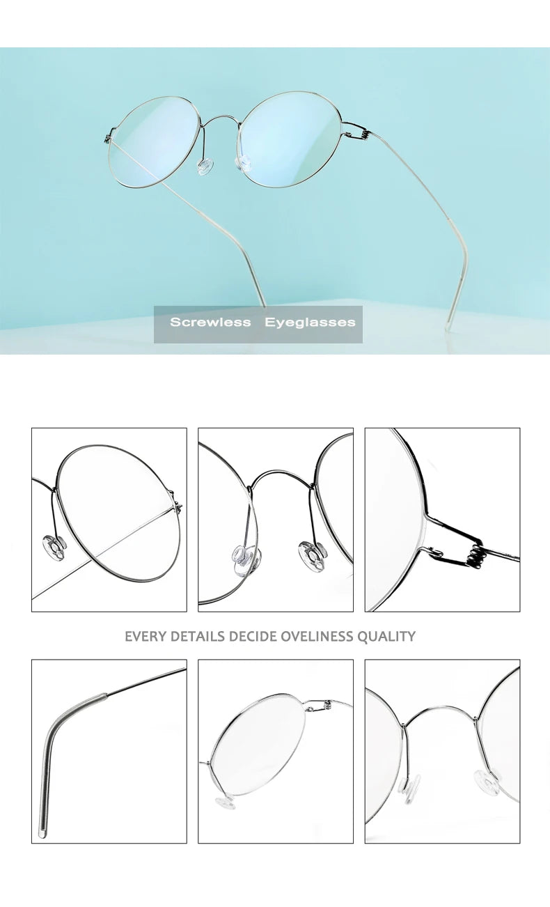 Pure Titanium Screwless Eyeglasses-Sevenedge Perfect Gifts