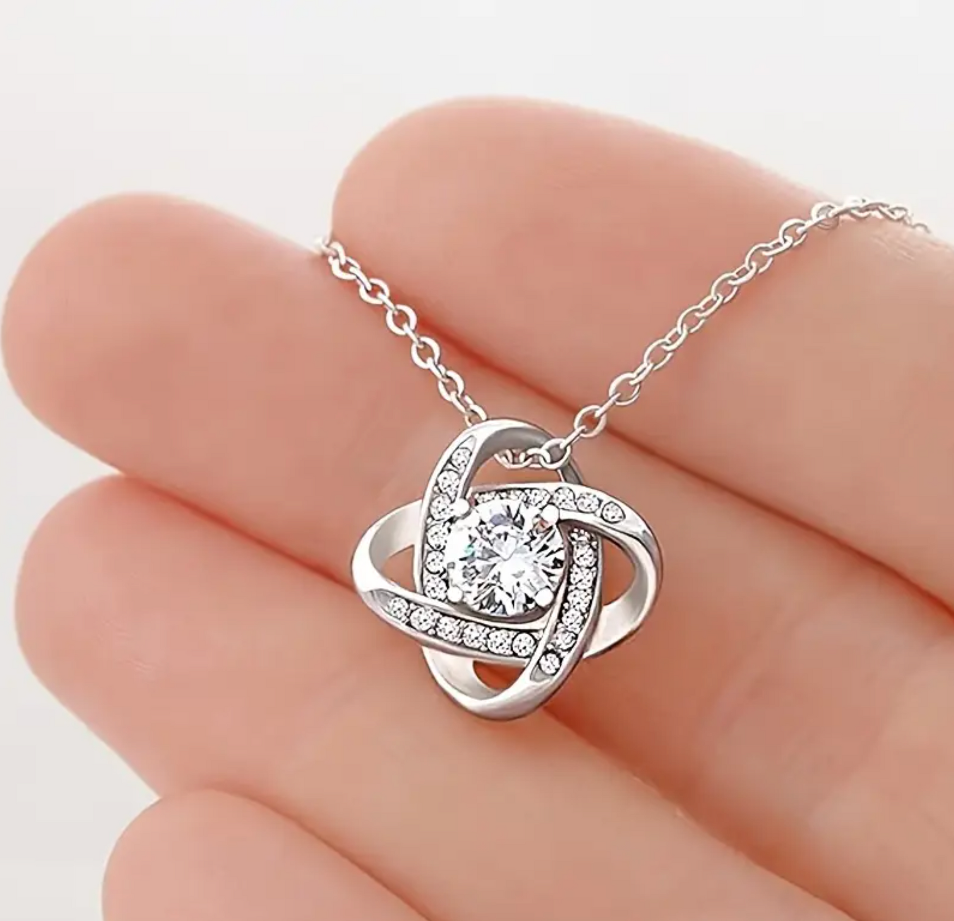 To My Beautiful Soulmate | If I Could Give You Loveknot Necklace-Sevenedge Perfect Gifts