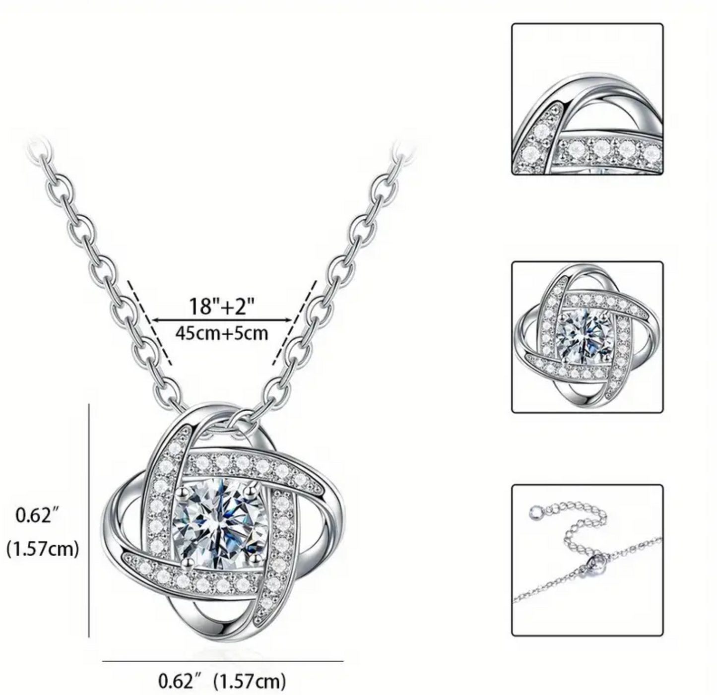 To My Beautiful Soulmate | If I Could Give You Loveknot Necklace-Sevenedge Perfect Gifts