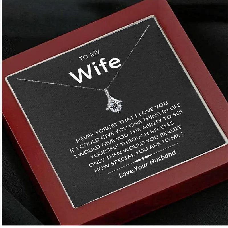 Never Forget That I Love You Necklace-Sevenedge Perfect Gifts