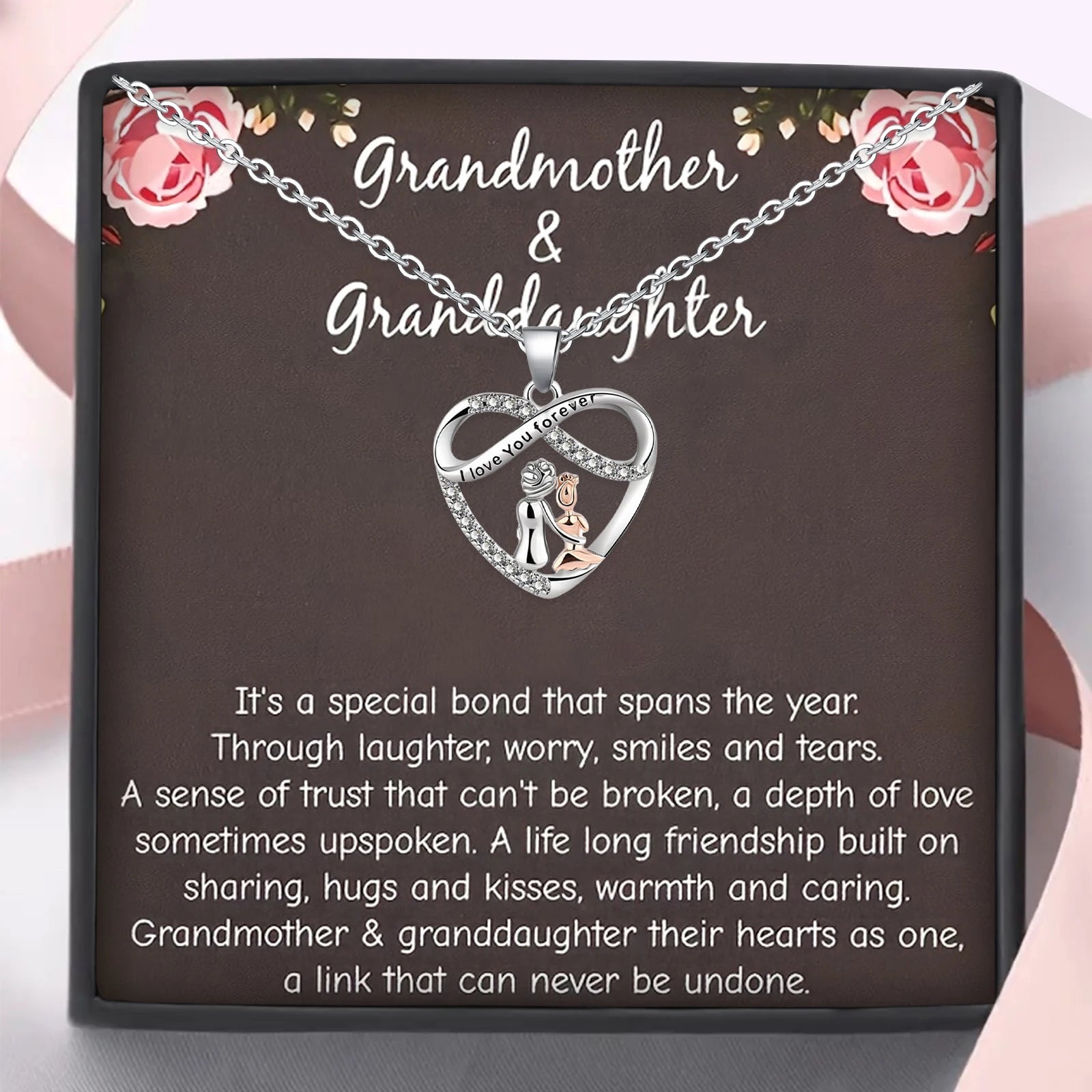 To Grandmother | It's a Special Bond Heart Necklace-Sevenedge Perfect Gifts