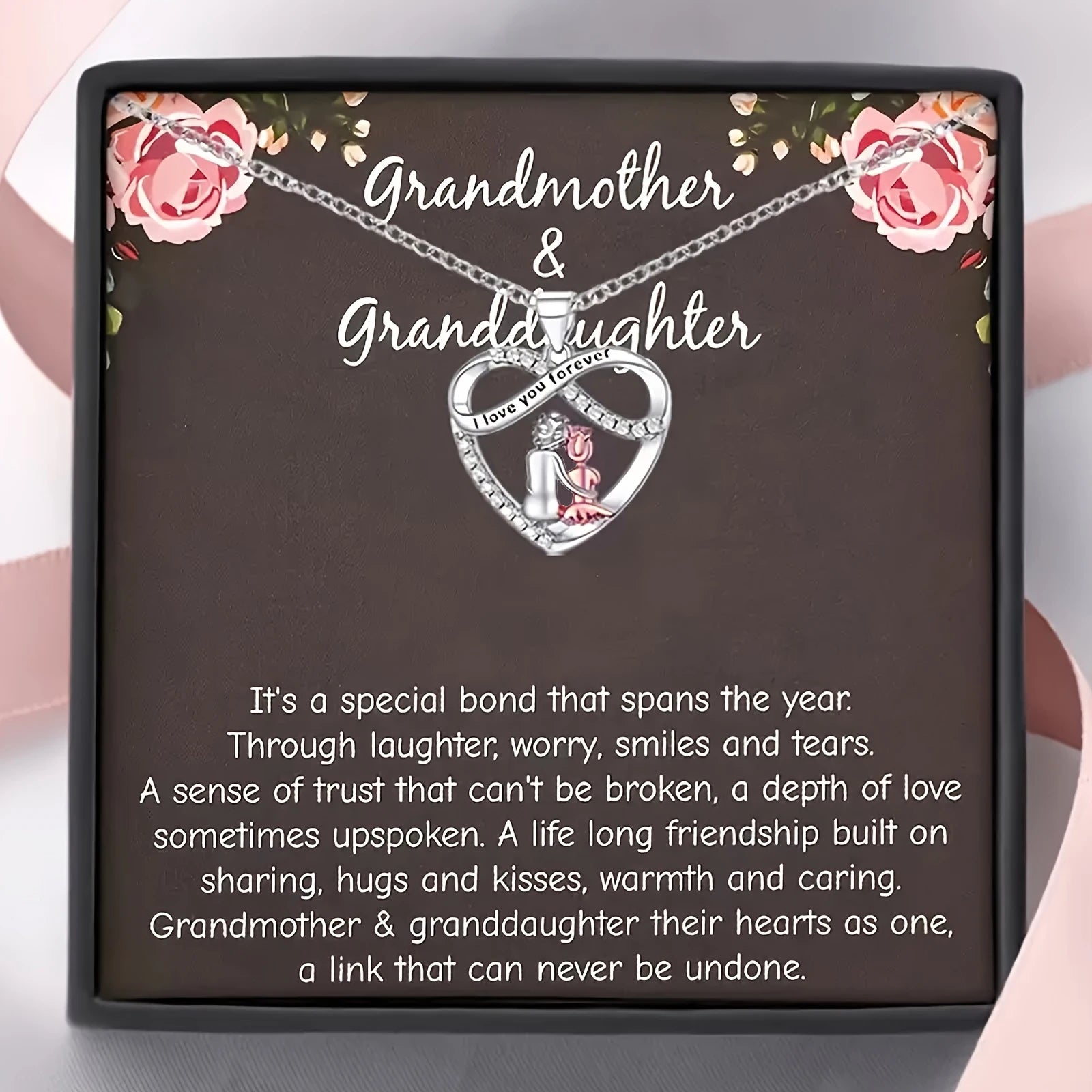To Grandmother | It's a Special Bond Heart Necklace-Sevenedge Perfect Gifts