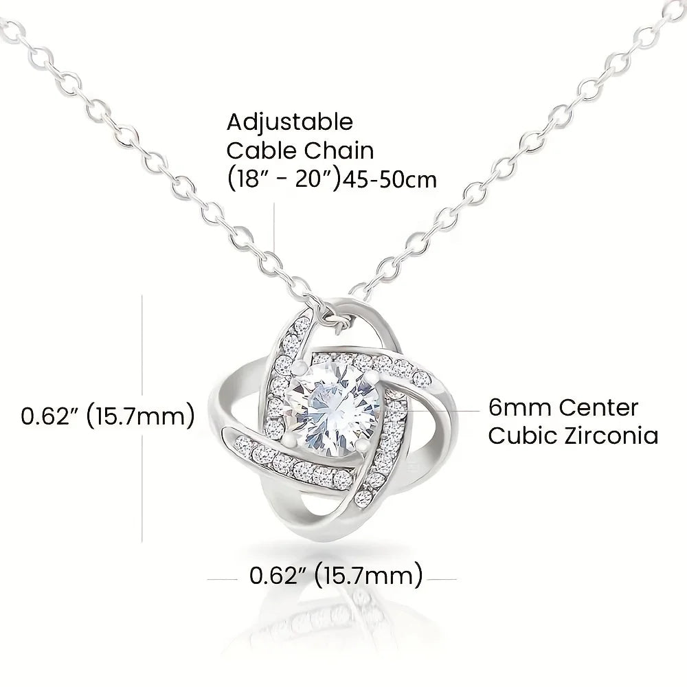 To Grandma | Through Small Kindness Loveknot Necklace-Sevenedge Perfect Gifts