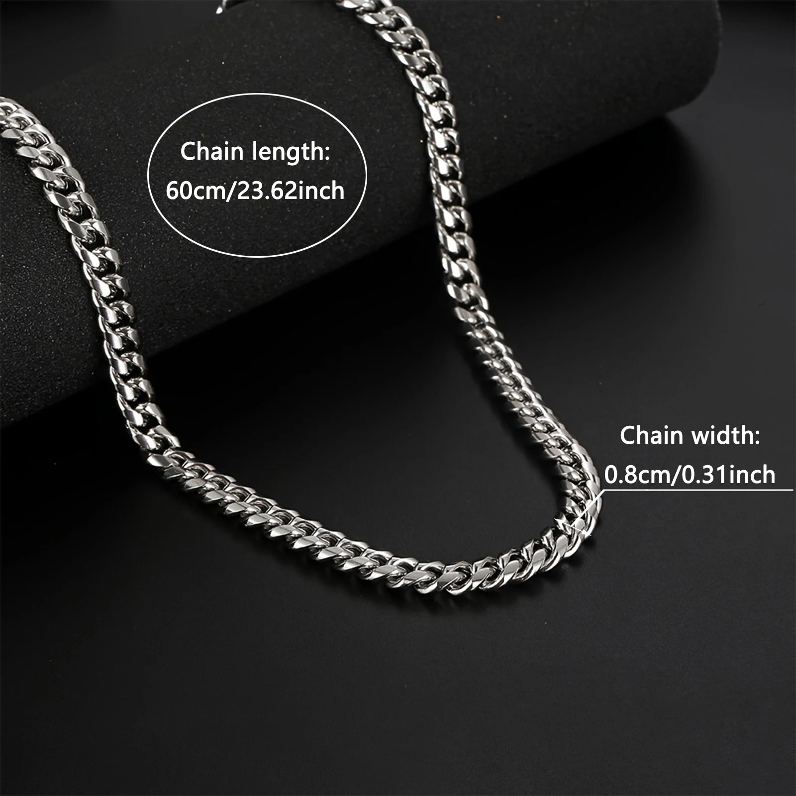 To My Grandson | Always Remember Cuban Chain Necklace-Sevenedge Perfect Gifts