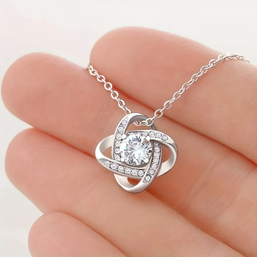 To Grandma | Through Small Kindness Loveknot Necklace-Sevenedge Perfect Gifts