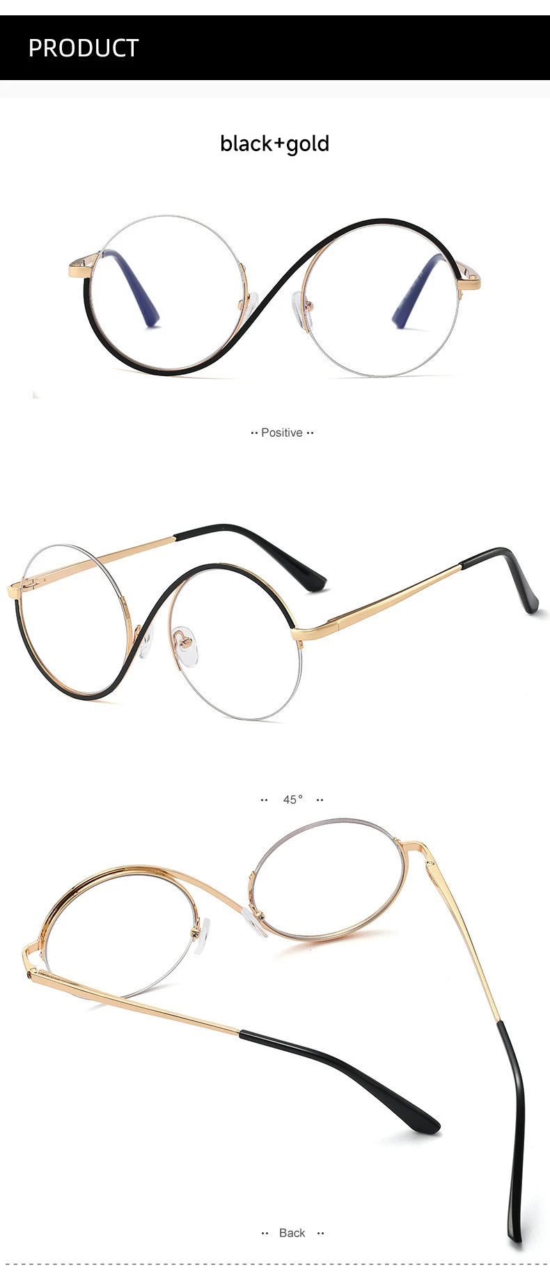 Round Anti Blue Light Glasses-Sevenedge Perfect Gifts