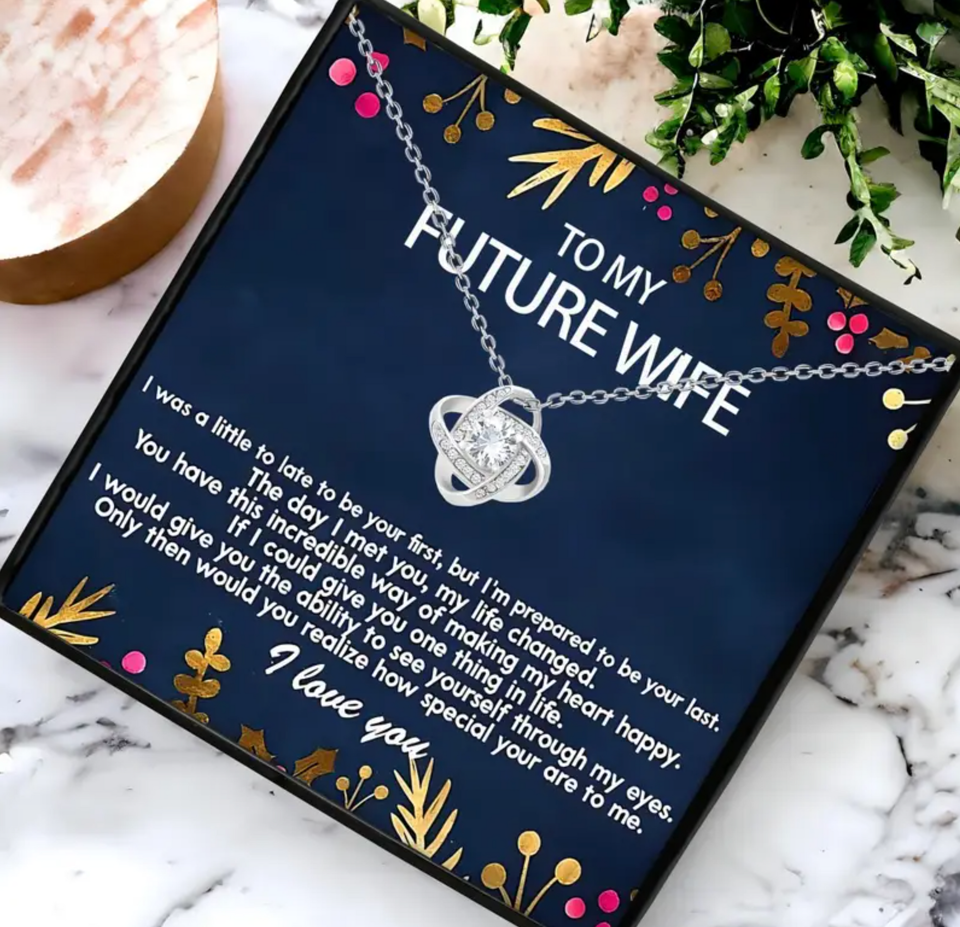 To My Futuere Wife | Loveknot Necklace-Sevenedge Perfect Gifts