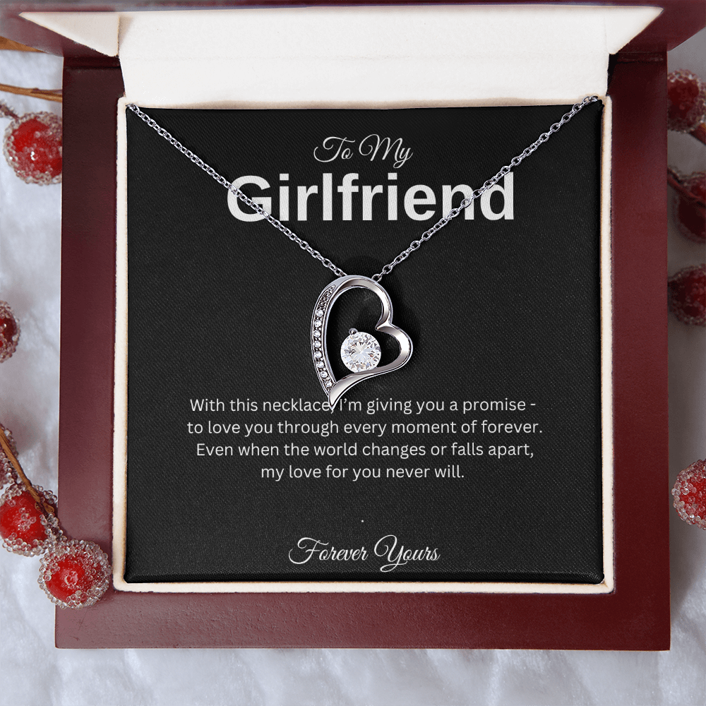 To My Girlfriend | I am Giving You A Promise Forever Love Necklace-Sevenedge Perfect Gifts