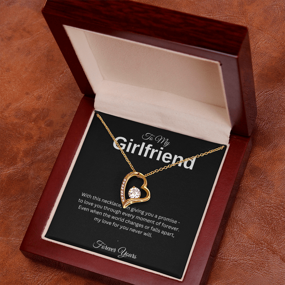 To My Girlfriend | I am Giving You A Promise Forever Love Necklace-Sevenedge Perfect Gifts