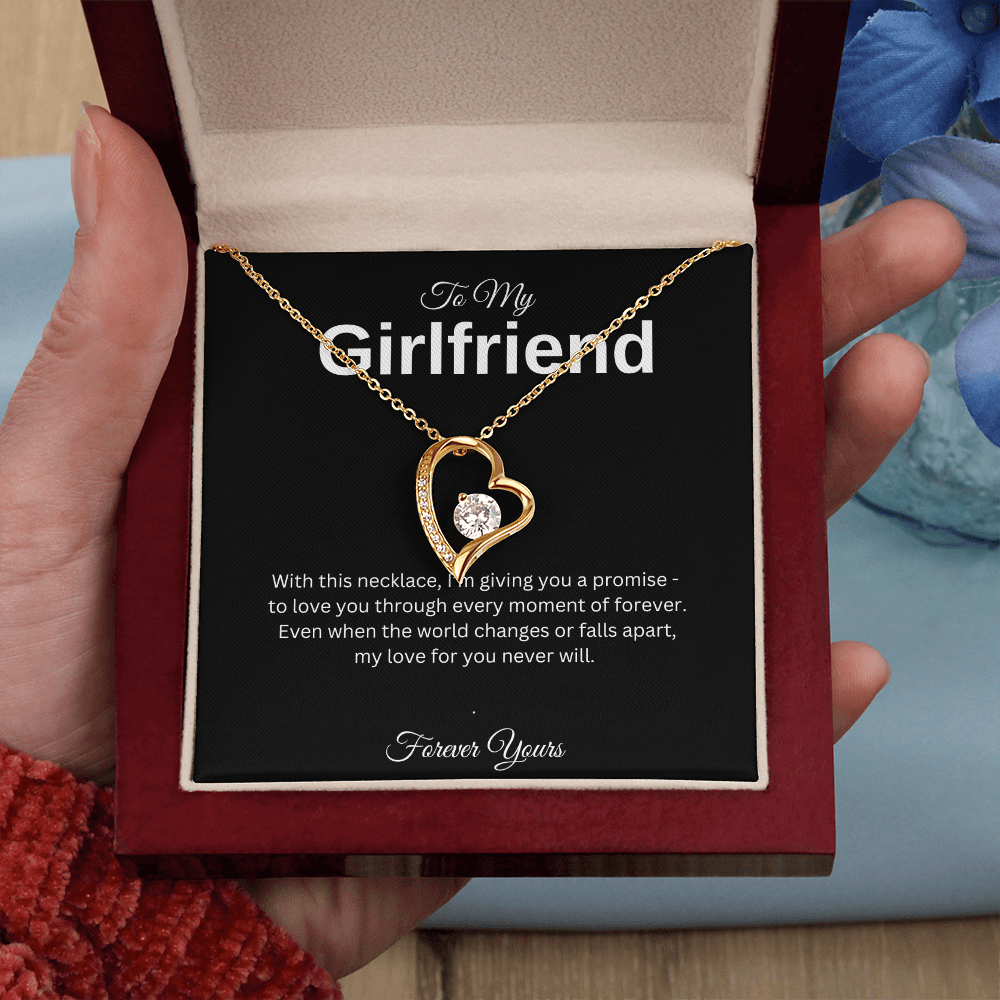 To My Girlfriend | I am Giving You A Promise Forever Love Necklace-Sevenedge Perfect Gifts