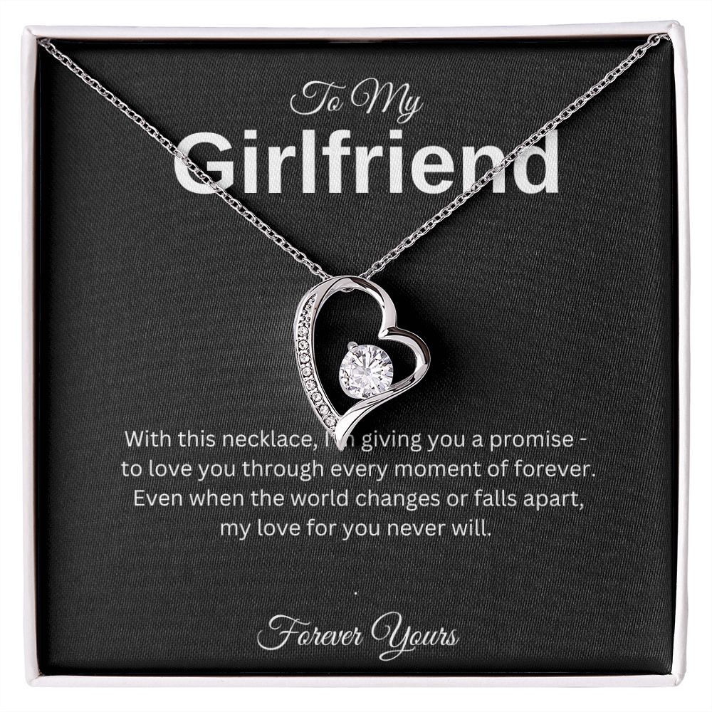 To My Girlfriend | I am Giving You A Promise Forever Love Necklace-Sevenedge Perfect Gifts