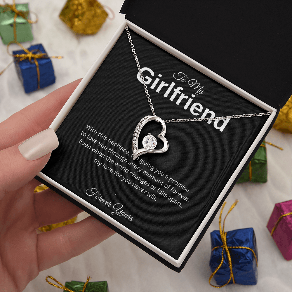 To My Girlfriend | I am Giving You A Promise Forever Love Necklace-Sevenedge Perfect Gifts