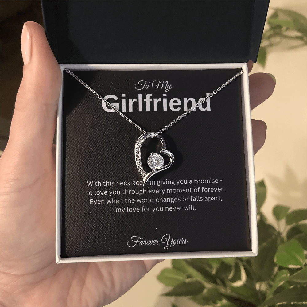 To My Girlfriend | I am Giving You A Promise Forever Love Necklace-Sevenedge Perfect Gifts