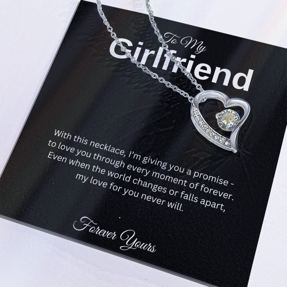 To My Girlfriend | I am Giving You A Promise Forever Love Necklace-Sevenedge Perfect Gifts