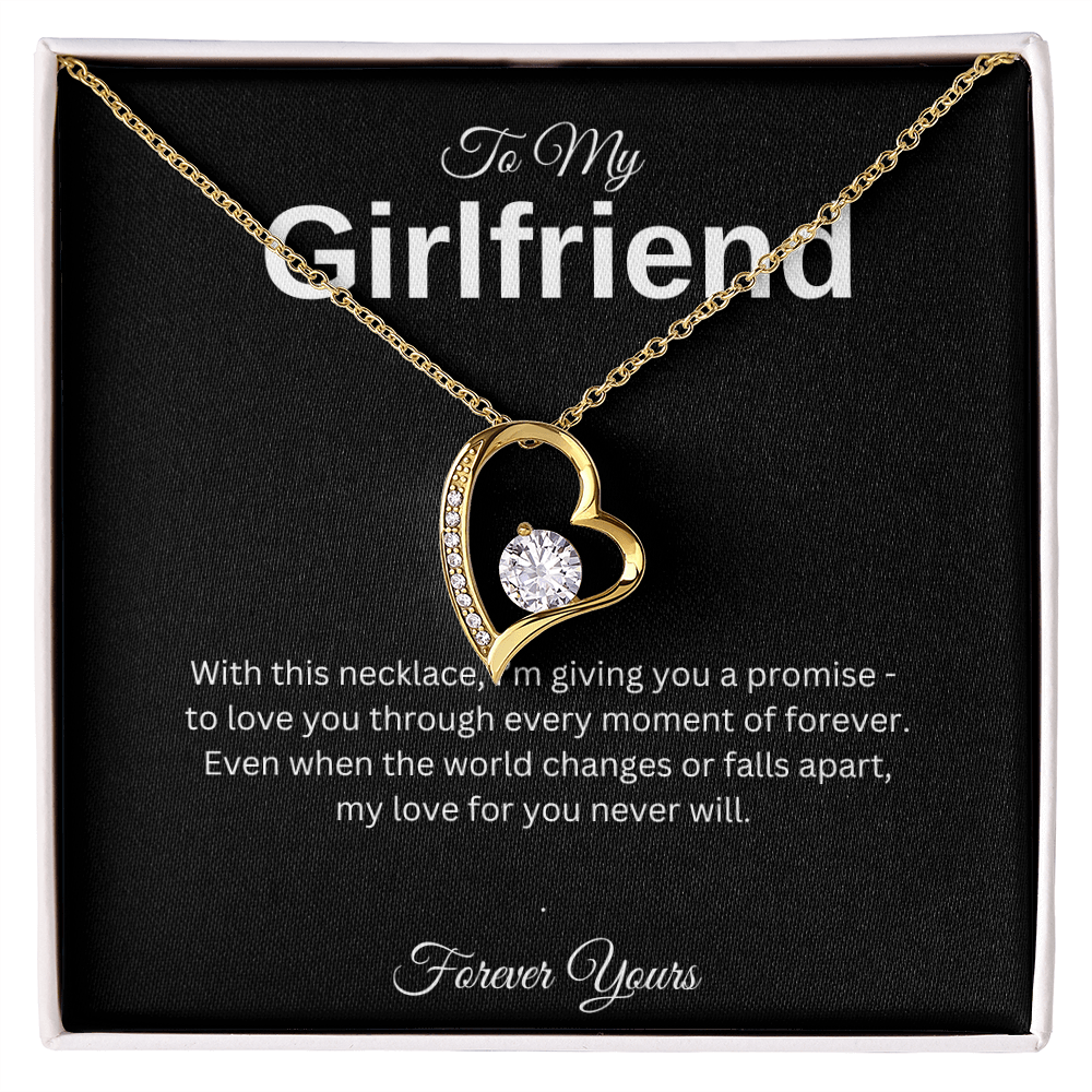 To My Girlfriend | I am Giving You A Promise Forever Love Necklace-Sevenedge Perfect Gifts