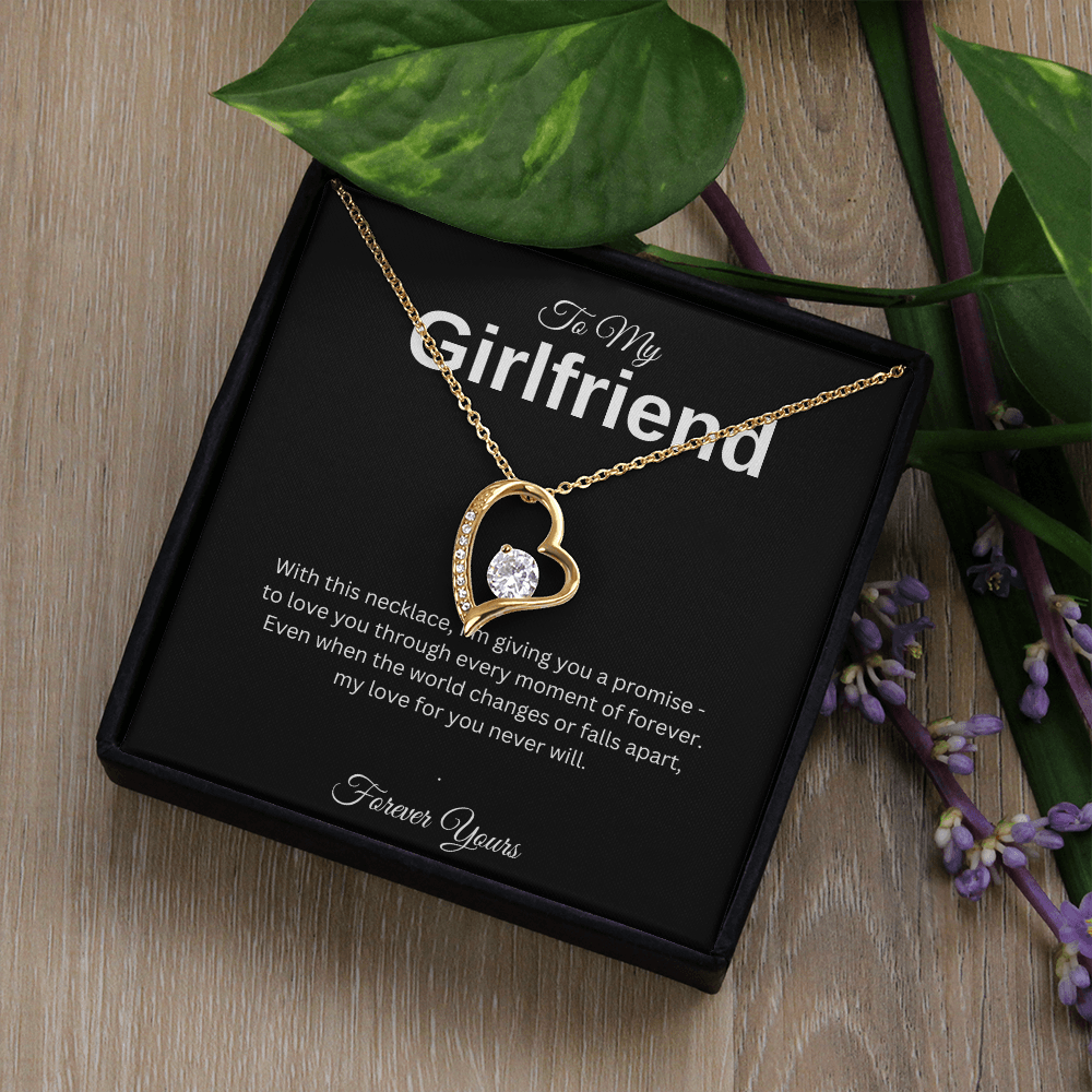 To My Girlfriend | I am Giving You A Promise Forever Love Necklace-Sevenedge Perfect Gifts