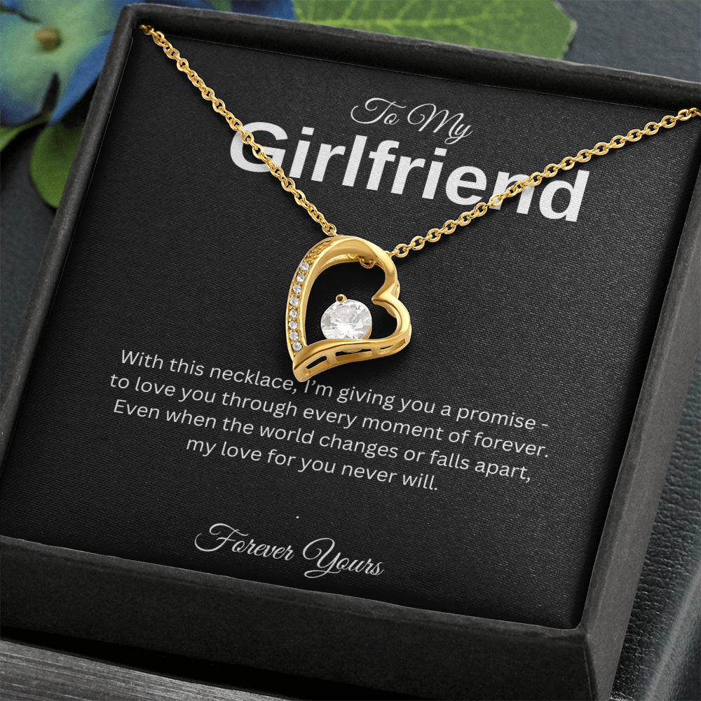 To My Girlfriend | I am Giving You A Promise Forever Love Necklace-Sevenedge Perfect Gifts