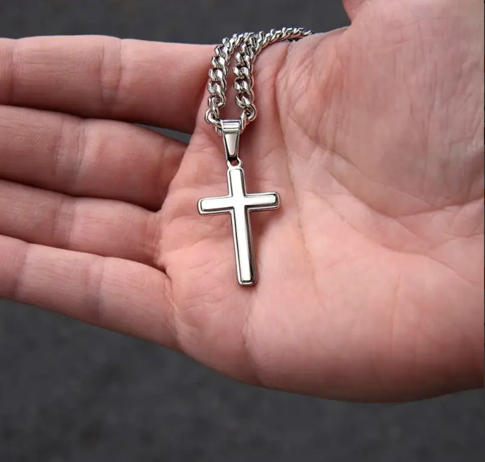 To My Dad | Your Sacrifices and Selflessness Cuban Link Necklace-Sevenedge Perfect Gifts