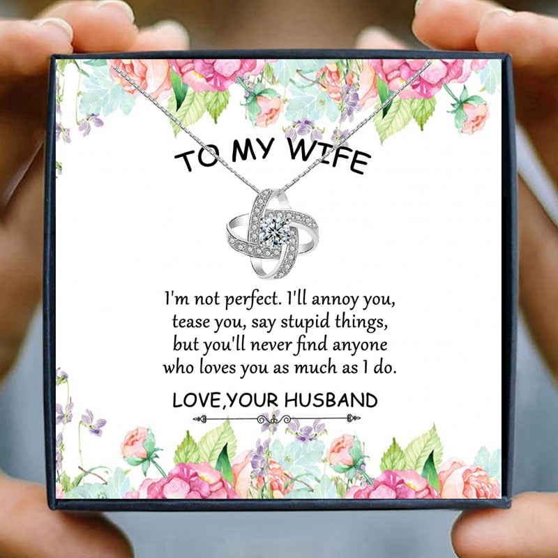 I May Not Be Your First Date Loveknot Necklace-Sevenedge Perfect Gifts