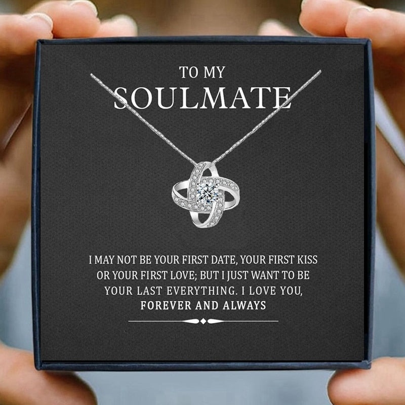 I May Not Be Your First Date Loveknot Necklace-Sevenedge Perfect Gifts