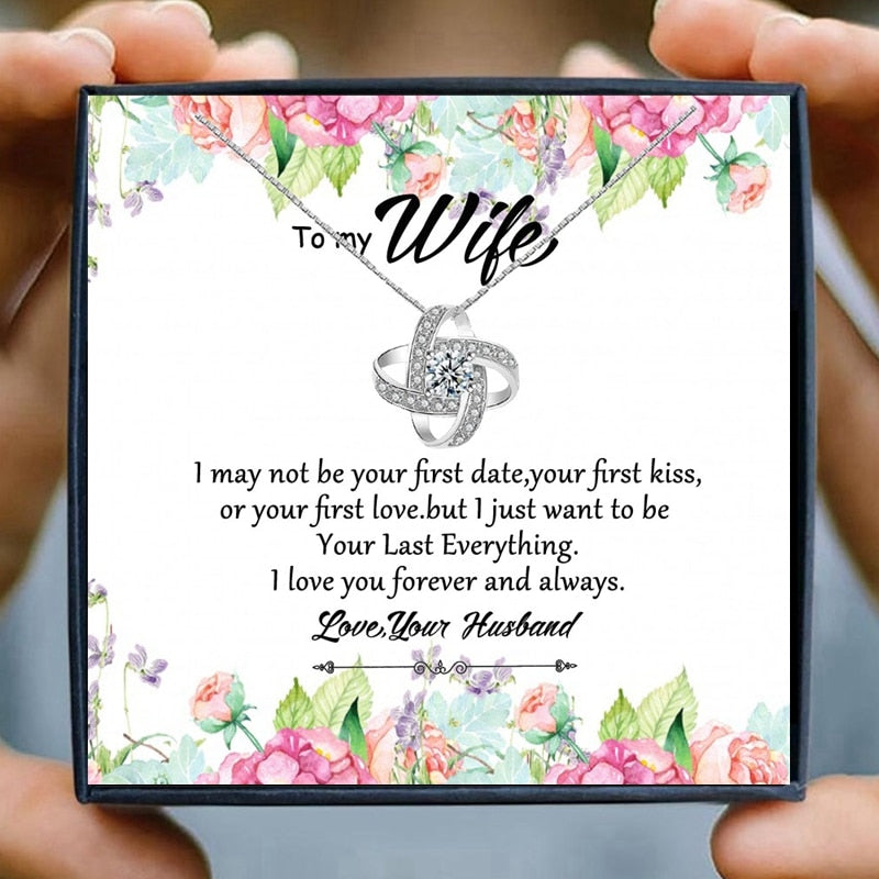 I May Not Be Your First Date Loveknot Necklace-Sevenedge Perfect Gifts