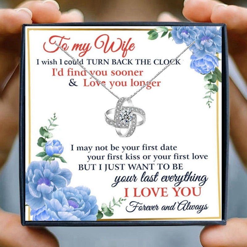 I May Not Be Your First Date Loveknot Necklace-Sevenedge Perfect Gifts