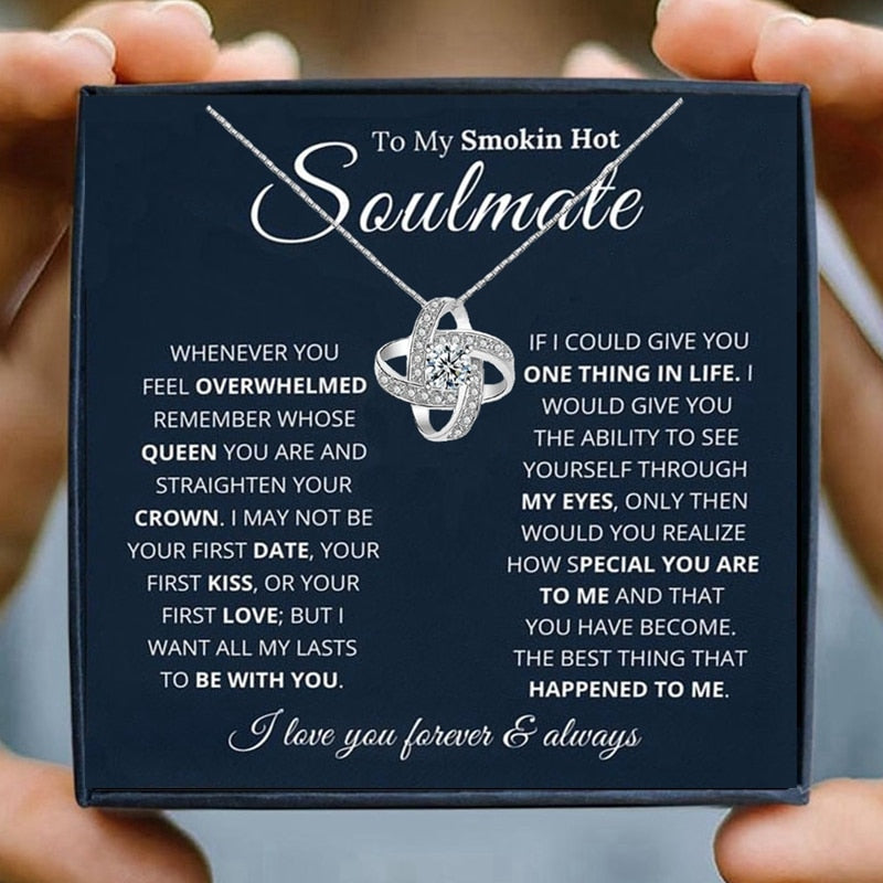 The Soulmate Loveknot Necklace: An Eternal Bond-Sevenedge Perfect Gifts