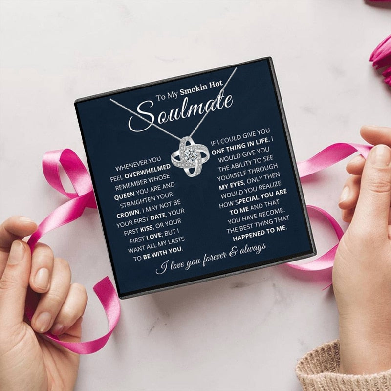 The Soulmate Loveknot Necklace: An Eternal Bond-Sevenedge Perfect Gifts