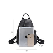 Daily Casual Genuine Leather Backpack-Sevenedge Perfect Gifts