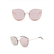 Groovy Rimless Cat Eye Sunglasses For Women-Sevenedge Perfect Gifts