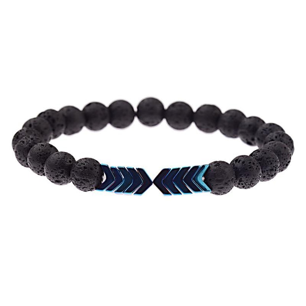Lava Stones Arrow Bracelet-Sevenedge Perfect Gifts