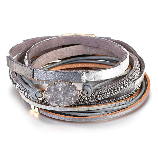 Rhinestone Multi-Layer Bracelet-Sevenedge Perfect Gifts