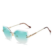 Rimless Cat Eye Sunglasses-Sevenedge Perfect Gifts