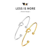 Stainless Steel Knot Bangle For Women-Sevenedge Perfect Gifts
