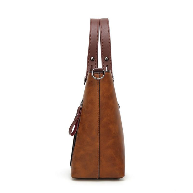 Vintage Vegan Leather Case Bag For Women-Sevenedge Perfect Gifts