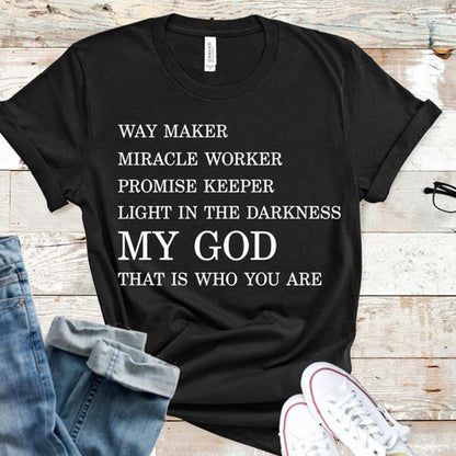 MY GOD Cotton Tshirt-Sevenedge Perfect Gifts