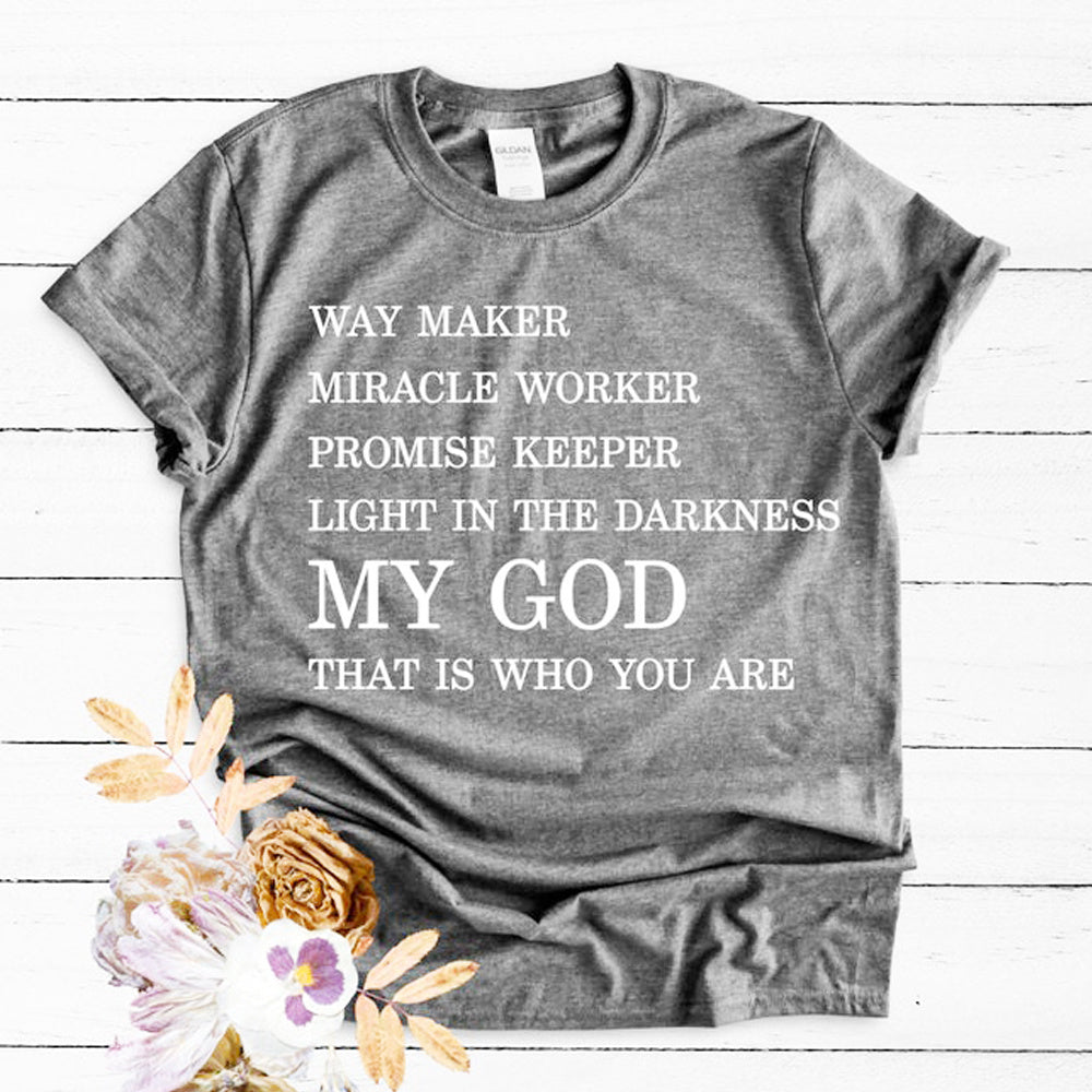 MY GOD Cotton Tshirt-Sevenedge Perfect Gifts