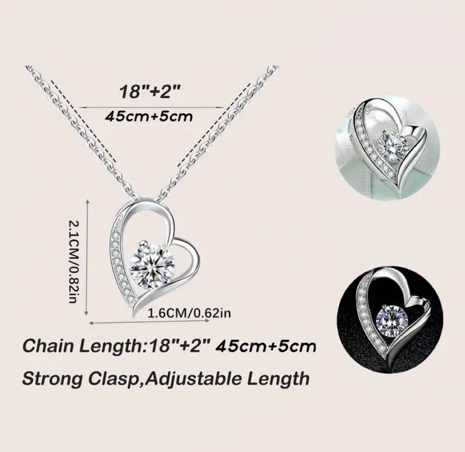 To My Girlfriend | If I Could Give You One Thing In Life Forever Love Necklace-Sevenedge Perfect Gifts