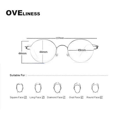 Pure Titanium Screwless Eyeglasses-Sevenedge Perfect Gifts