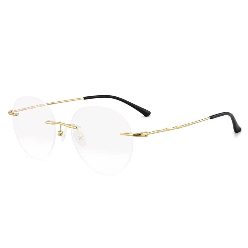 Titanium Alloy Rimless Glasses-Sevenedge Perfect Gifts