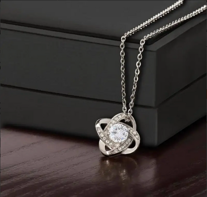 To My Beloved Granddaughter | I Hope You Always Remember Loveknot Necklace-Sevenedge Perfect Gifts