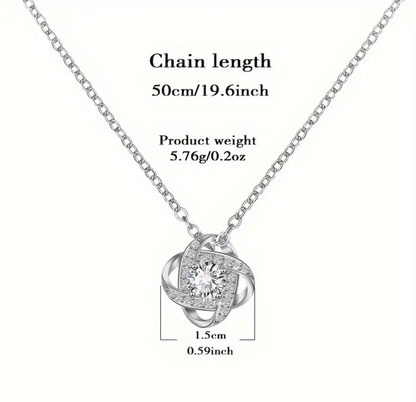 To My Beautiful Soulmate | If I Could Give You Loveknot Necklace-Sevenedge Perfect Gifts