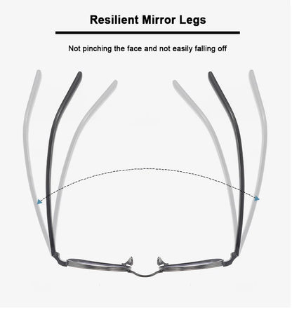Photochromic Pure Titanium Round Frame Handmade Eyeglasses-Sevenedge Perfect Gifts